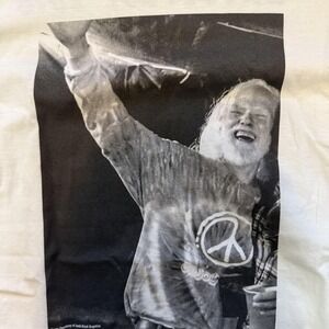 Brucefest 2018 Shirt Mens XL White Graphic Peace Bruce Katz Band Concert Tee